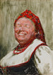 Vrouw lachend - Mieczysław Reyzner — weergave van het kunstwerk