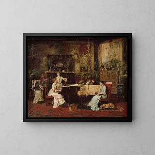 Mihly Munkcsy - The Music Room.webp