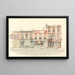 Avenue Atlantique n° 257-263 - Miklos Suba — ingelijst kunstwerk aan de muur