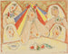 De bruid tussen de bruidsmeisjes - Mikuláš Galanda — weergave van het kunstwerk