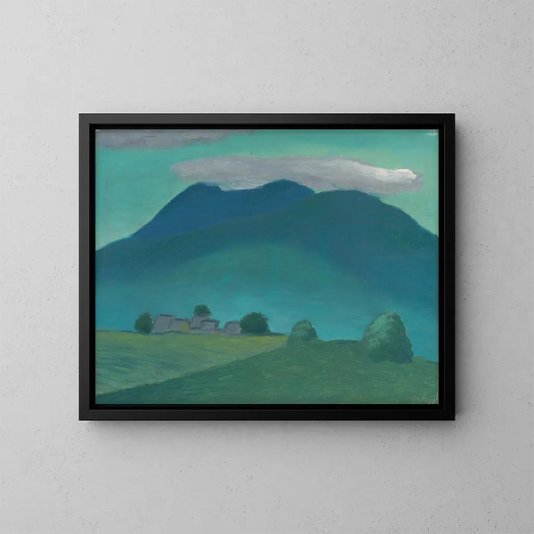 Laat in de avond - Mikuláš Galanda — ingelijst kunstwerk aan de muur