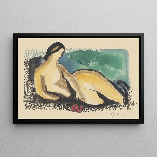 Natuurlijke rust - Mikuláš Galanda — ingelijst kunstwerk aan de muur