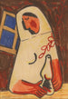 Vrouw zittend - Mikuláš Galanda — weergave van het kunstwerk