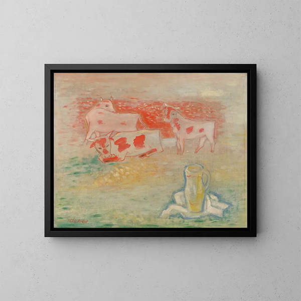 Pastorales slovaques - Mikuláš Galanda — ingelijst kunstwerk aan de muur