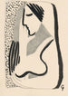 Pensive vrouw - Mikuláš Galanda — weergave van het kunstwerk