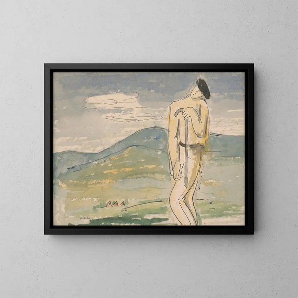 Unaven ptnik - Mikuláš Galanda — ingelijst kunstwerk aan de muur