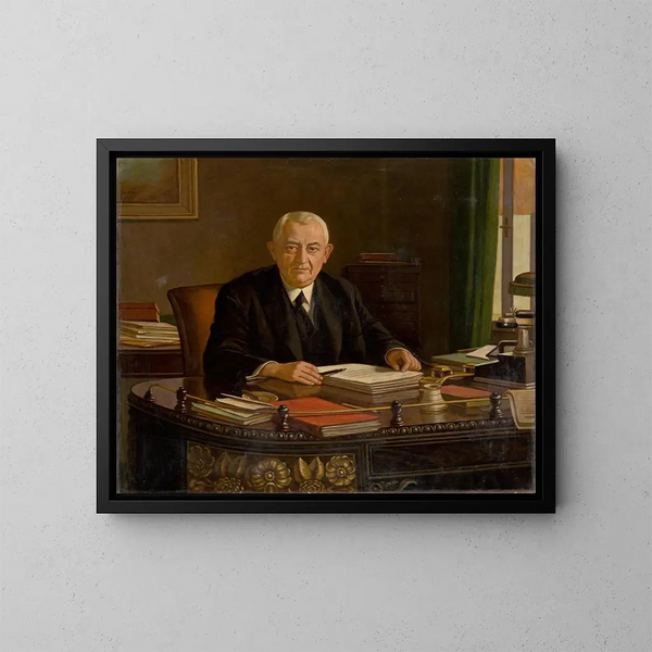 Portret van Joseph Országh - Milan Thomka Mitrovský — ingelijst kunstwerk aan de muur