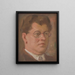 Portret van een onbekende man - Milan Thomka Mitrovský — ingelijst kunstwerk aan de muur