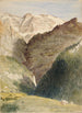 Glacier en watervallen - Miner Kilbourne Kellogg — weergave van het kunstwerk