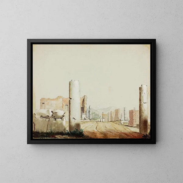 Pompeii, Italy - Miner Kilbourne Kellogg — framed artwork on a wall
