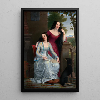 Miner Kilbourne Kellogg - Two Women in an Italian Landscape.webp