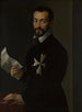 portret van een ridder van Malta waarschijnlijk Fra Jacopo Salviati - Mirabello Cavalori — weergave van het kunstwerk