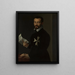 portret van een ridder van Malta waarschijnlijk Fra Jacopo Salviati - Mirabello Cavalori — ingelijst kunstwerk aan de muur