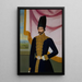 Jalal al-Din Mirza zoon van Fath Ali Shah Qajar - Mirza Abolhassan Khan Ghaffari — ingelijst kunstwerk aan de muur