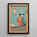 Afbeelding van een ballon - Miyagi Gengyo — ingelijst kunstwerk aan de muur