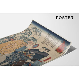 Miyamoto Musashi - Utagawa Kuniyoshi | Reproduction Tableau Décoration murale affiche copie