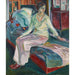 Reproductie van het schilderij van het zittende schilderij op de bank - Edvard Munch