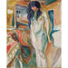 Reproductie van het schilderij van het rieten stoelenmodel - Edvard Munch