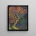 Houten schilderij met gekronkelde boom - Mogens Ballin — ingelijst kunstwerk aan de muur