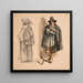 Monnik en herder - Jacques-Raymond Brascassat — ingelijst kunstwerk aan de muur