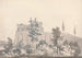 van gebouwen die boven het water uitkijken bij Napels - School van Monro — weergave van het kunstwerk