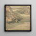 Mont Changchao - Song Xu — ingelijst kunstwerk aan de muur