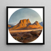 Mount Sinai - Edward Lear — framed artwork on a wall