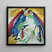 Berg - Wassily Kandinsky — ingelijst kunstwerk aan de muur