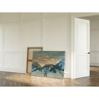 Montagnes, étude de Suisse - Anna Boberg | Reproduction Tableau Décoration murale affiche copie