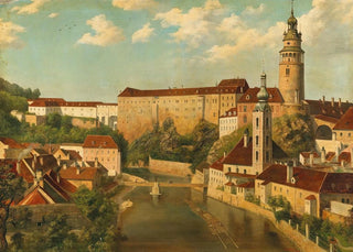 Moritz Stifter - Blick auf Krumau.webp