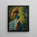 Anna Schwind, the artist's daughter - Moritz von Schwind — framed artwork on a wall