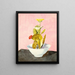 Flower Bowl Painting - Morton Livingston Schamberg — framed artwork on a wall