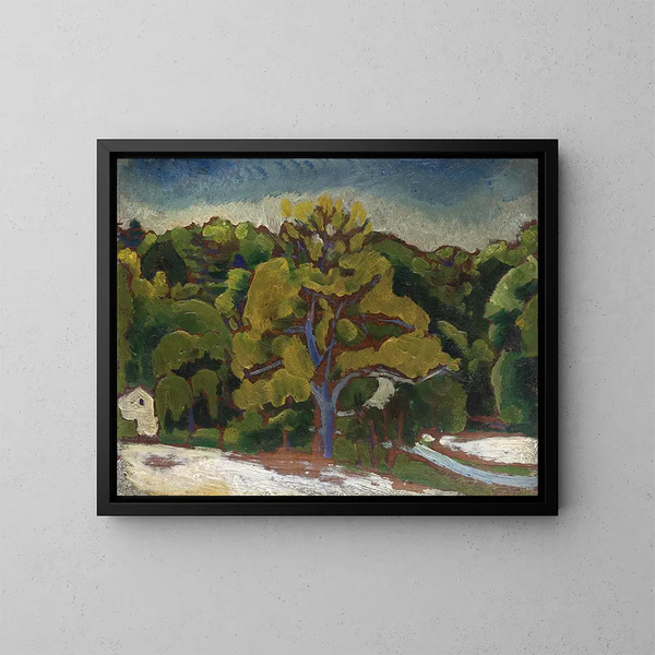 Landscape Painting - Morton Livingston Schamberg — framed artwork on a wall