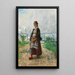 Promenade au Bord du Lac - Mosè Bianchi — ingelijst kunstwerk aan de muur