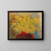 Bloemstuk van mimosa's in een rode pot - Moïse Kisling — ingelijst kunstwerk aan de muur
