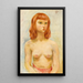 Jonge Blonde Vrouw - Moïse Kisling — ingelijst kunstwerk aan de muur