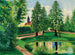 Het park en de vijver van het kasteel van Gressy - Moïse Kisling — weergave van het kunstwerk