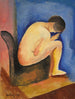 Moïse Kisling - Ik zit niet — weergave van het kunstwerk