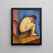 Moïse Kisling - Ik zit niet — ingelijst kunstwerk aan de muur