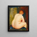 Pas en arrière - Moïse Kisling — ingelijst kunstwerk aan de muur