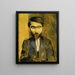 Portret van Mieczysław Zborowski 1889-1930 - Moïse Kisling — ingelijst kunstwerk aan de muur