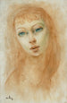 Portrait de Femme - Moïse Kisling — weergave van het kunstwerk