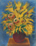 Rozen en mimosa's - Moïse Kisling — weergave van het kunstwerk