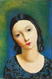 Tête de Jeune Fille - Moïse Kisling — weergave van het kunstwerk