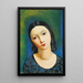 Tête de Jeune Fille - Moïse Kisling — ingelijst kunstwerk aan de muur