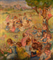 Kinder spelen en sporten kunstdruk I - Moses Soyer — weergave van het kunstwerk