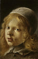 Autoportrait - Moses ter Borch — ingelijst kunstwerk aan de muur