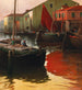 Motief van Chioggia - Adolf Kaufmann — weergave van het kunstwerk