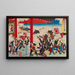 La campagne contre la Chine, la chute de Fengtianfu - Masai Shungyo — ingelijst kunstwerk aan de muur