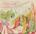 Mte ved veranda - Edvard Munch — weergave van het kunstwerk